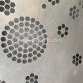 Maglia metallica perforata decorativa